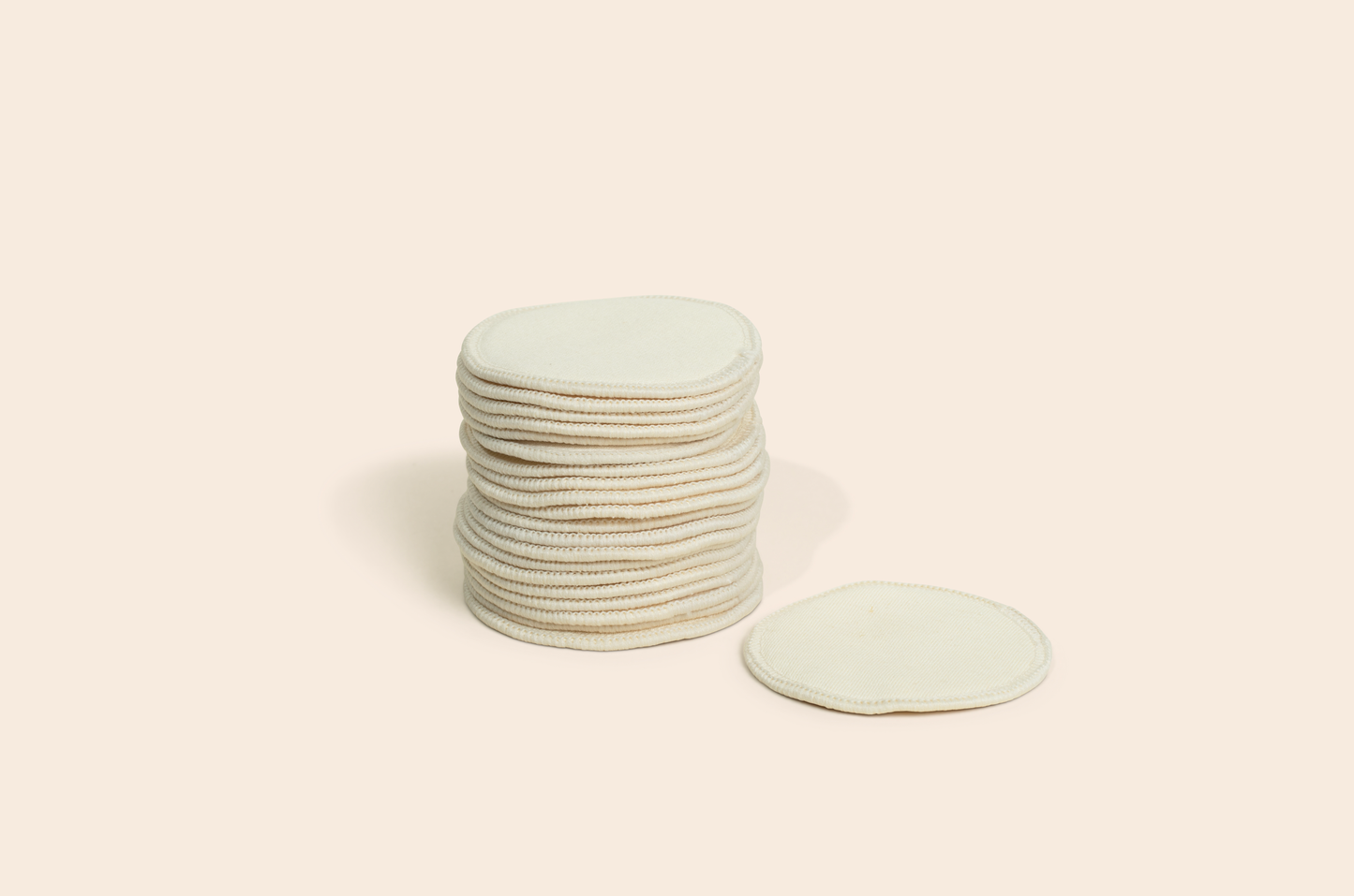 Set of 20 Reusable Hemp Facial Rounds