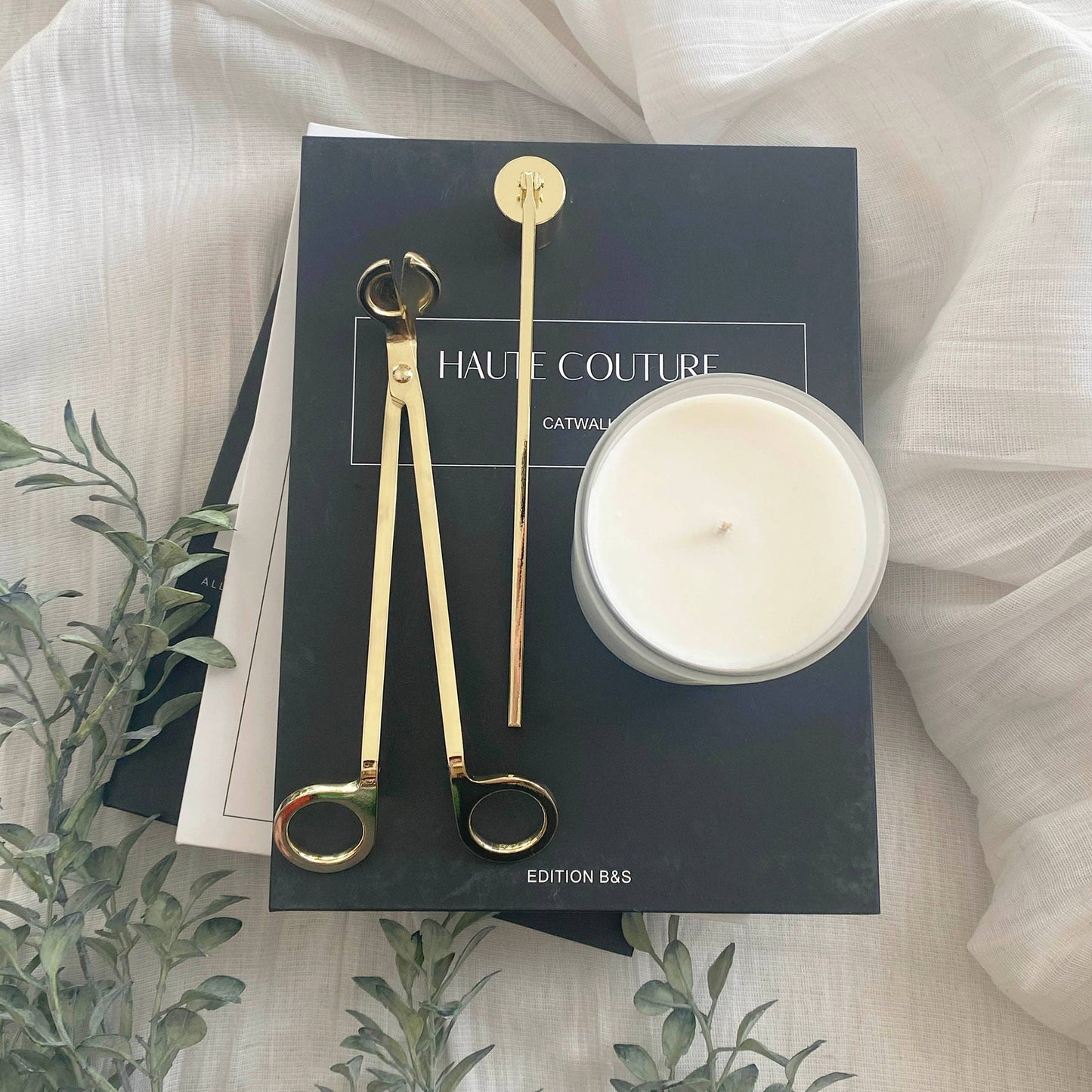 Gold Candle Snuffer