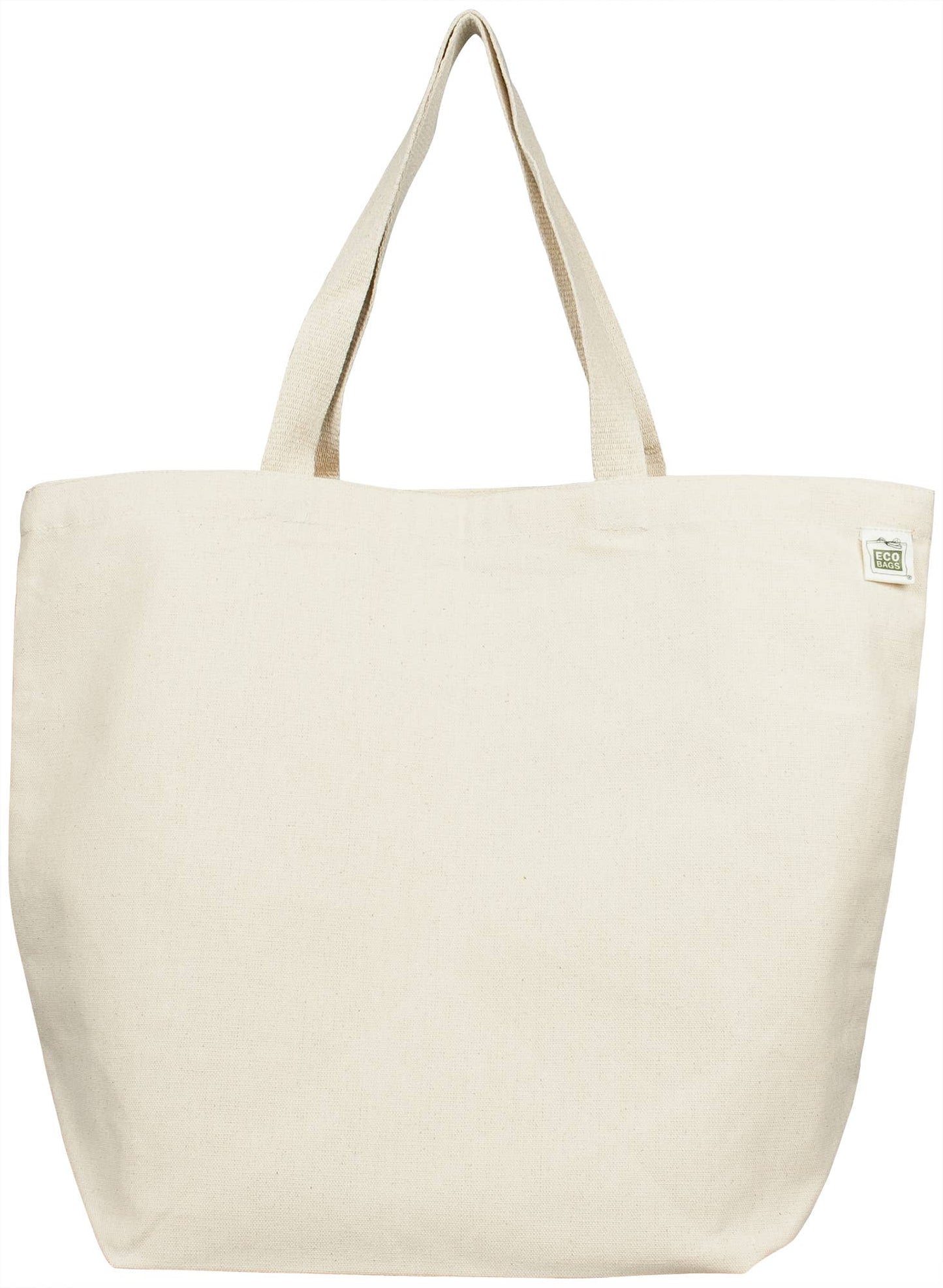 Custom Recycled Cotton Reusable Shopping Tote Bag with Removable Bow