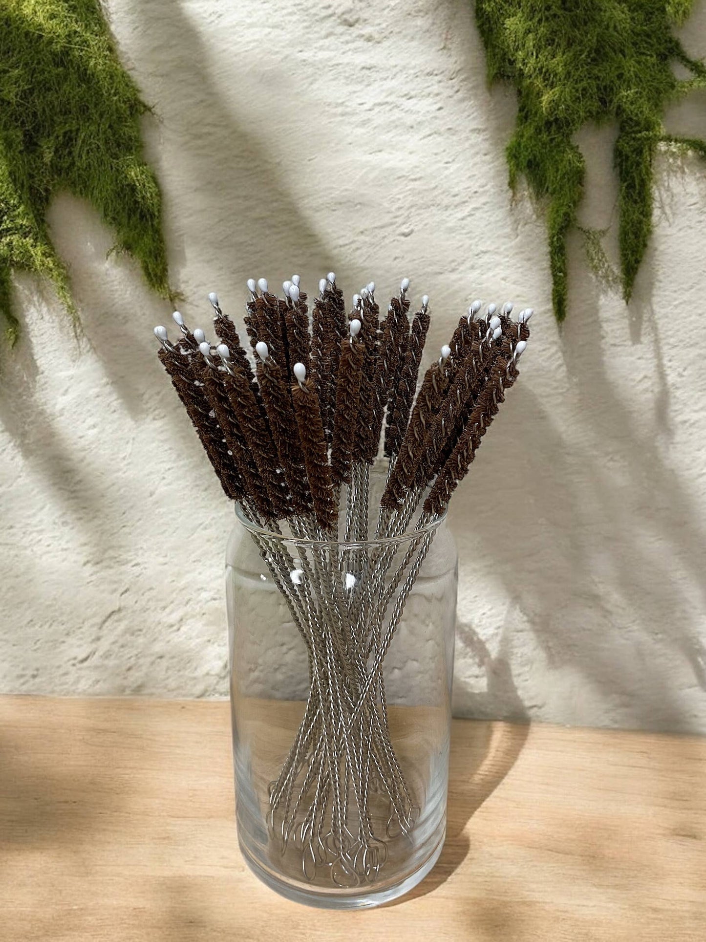Coconut Fiber Plastic Free Straw Cleaner