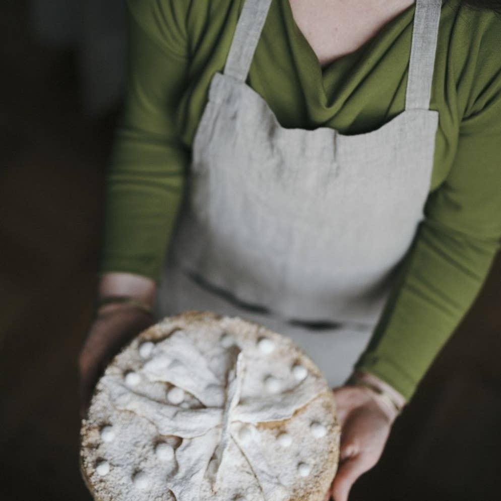 Linen Daily Apron- Natural