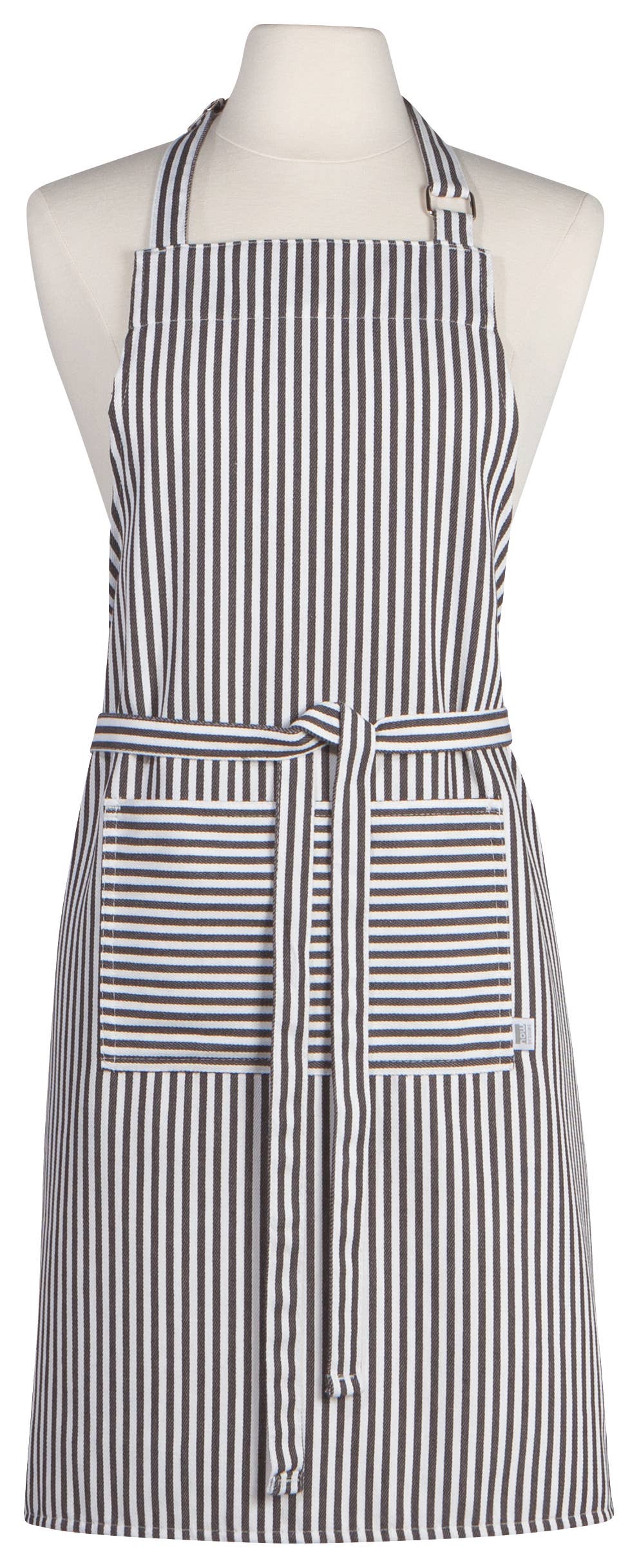 Narrow Black Stripe Chef Apron