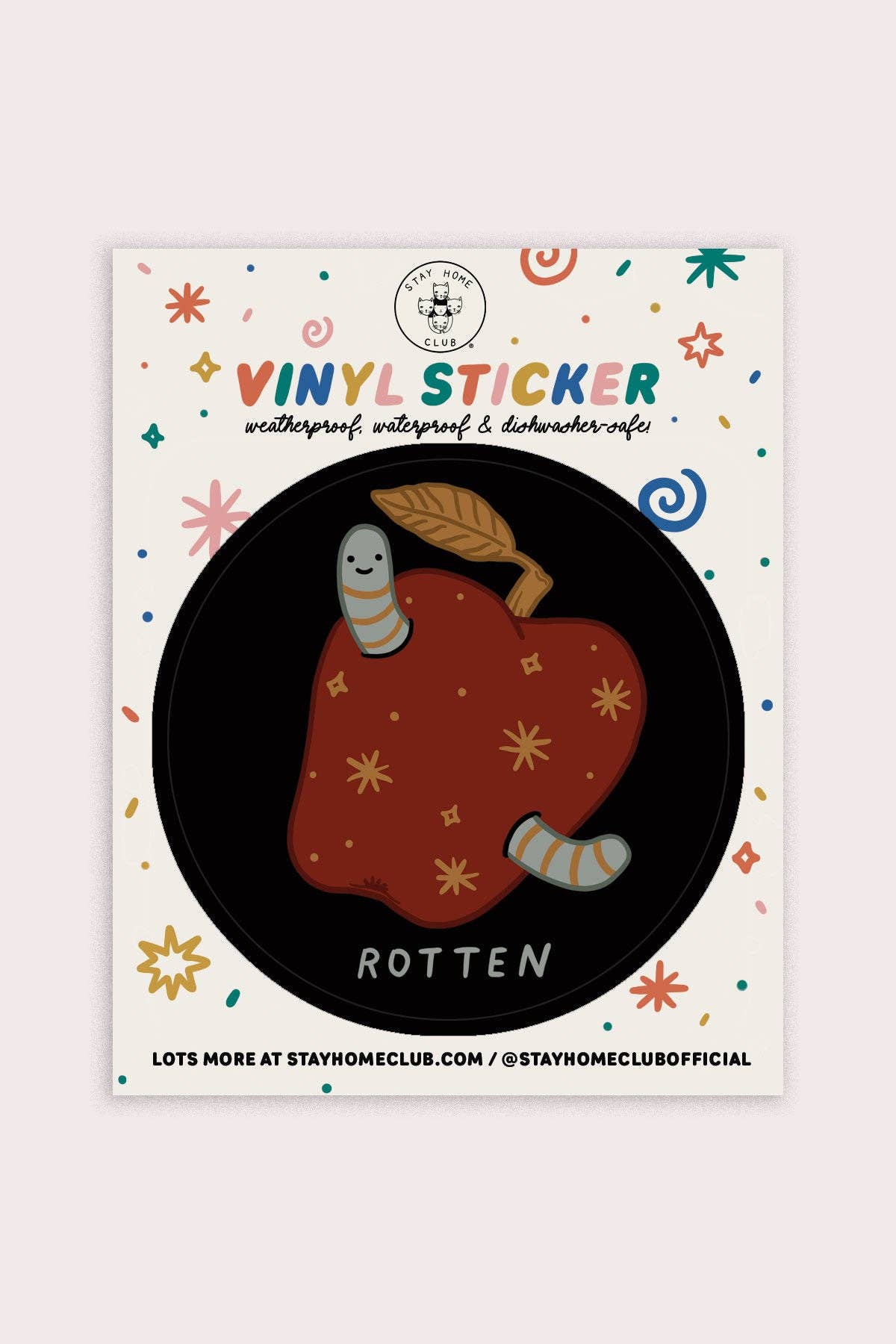 Rotten Apple Vinyl Sticker