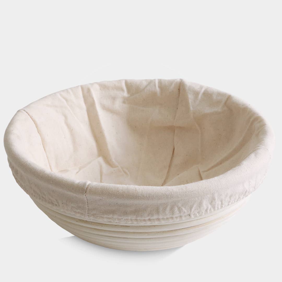 10" Round Proofing Basket and Liner