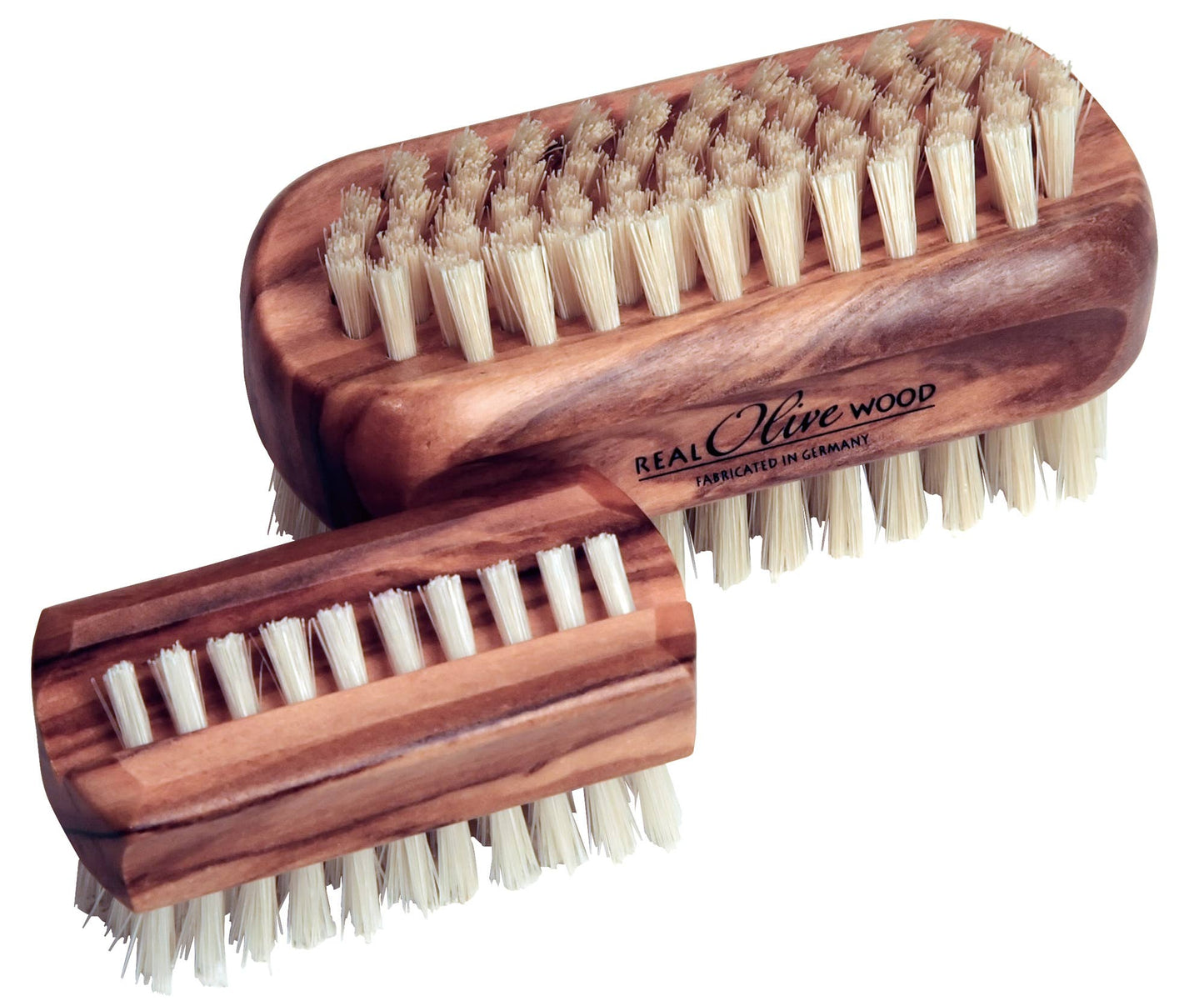 Travel Nail Brush- Olive Wood