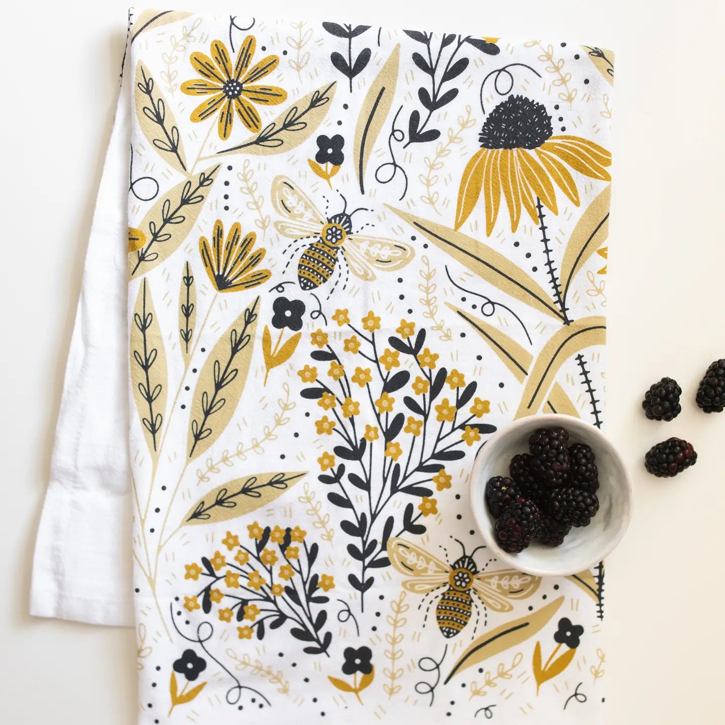 Bee Flour Sack Tea Towel