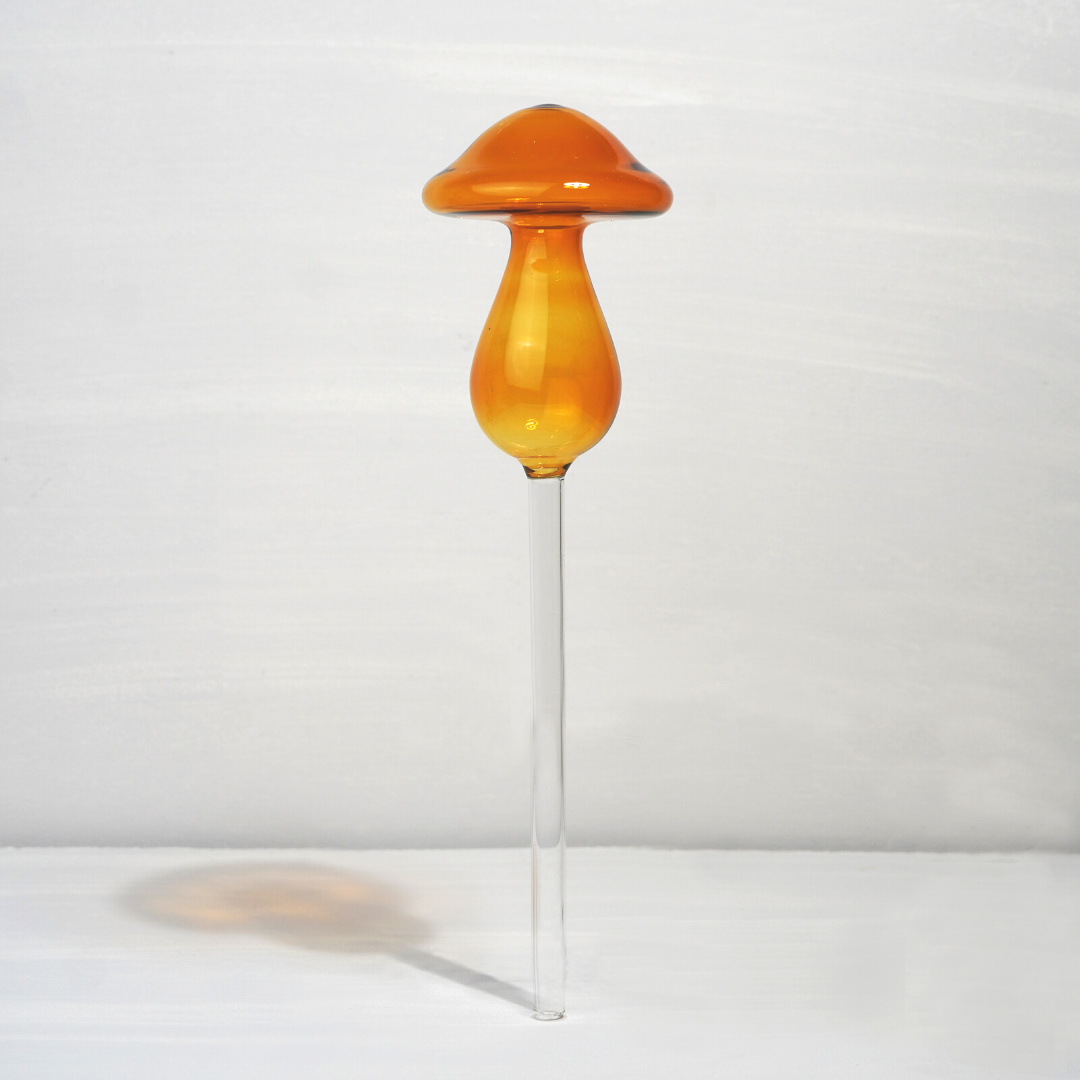 Mushroom Self Watering Glass