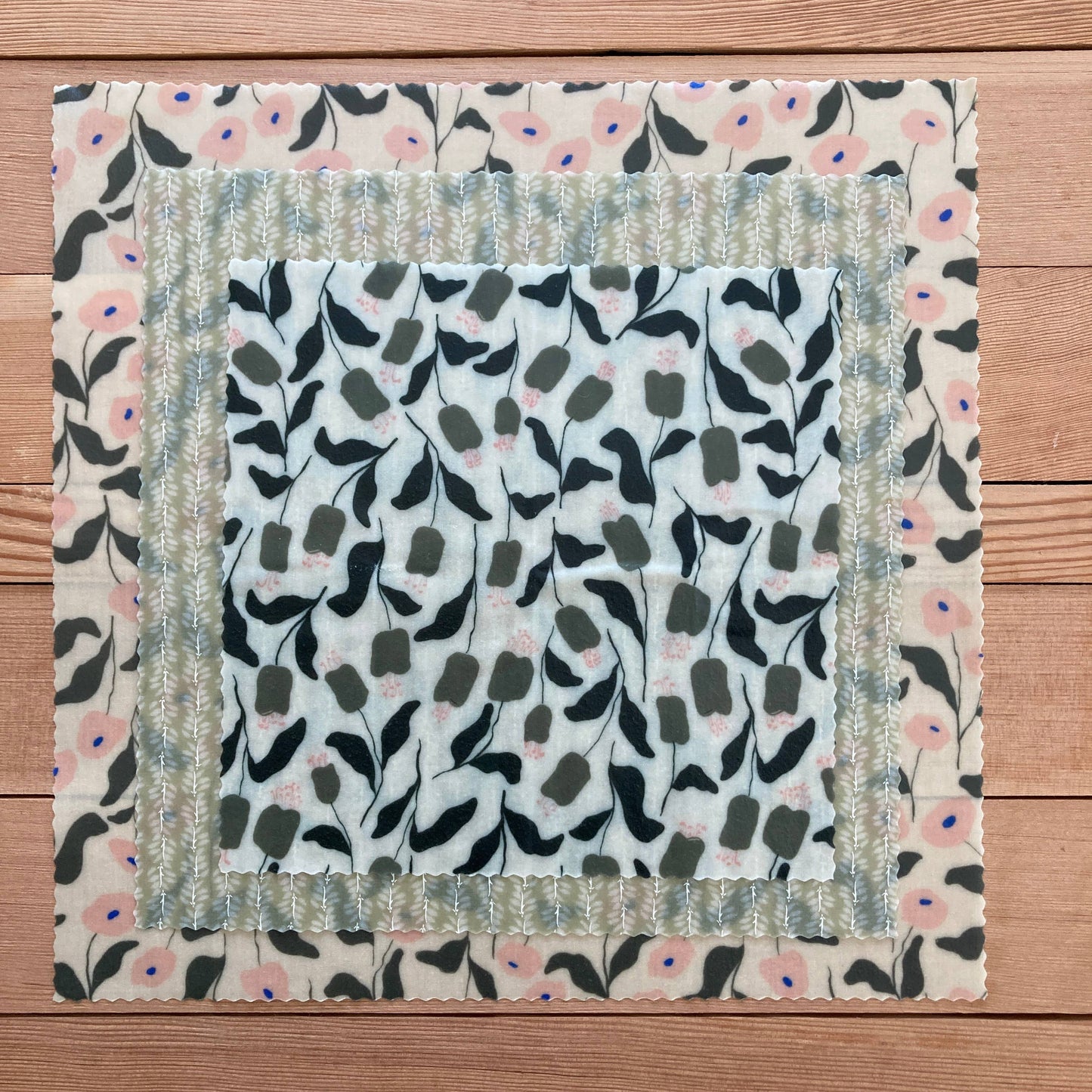 Beeswax Wrap Starter Set - Mountain Vines