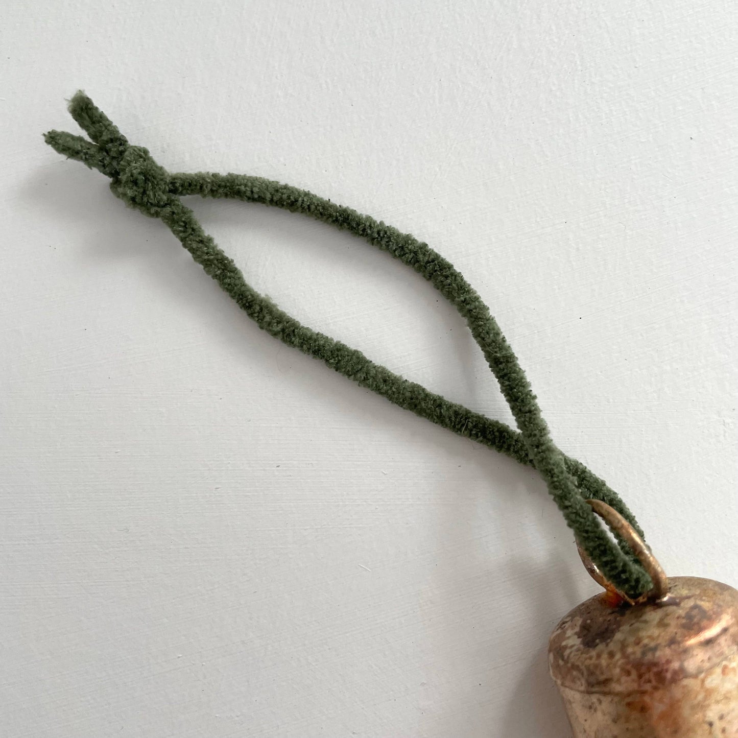 Flat Top Tin Brass Finish Bell