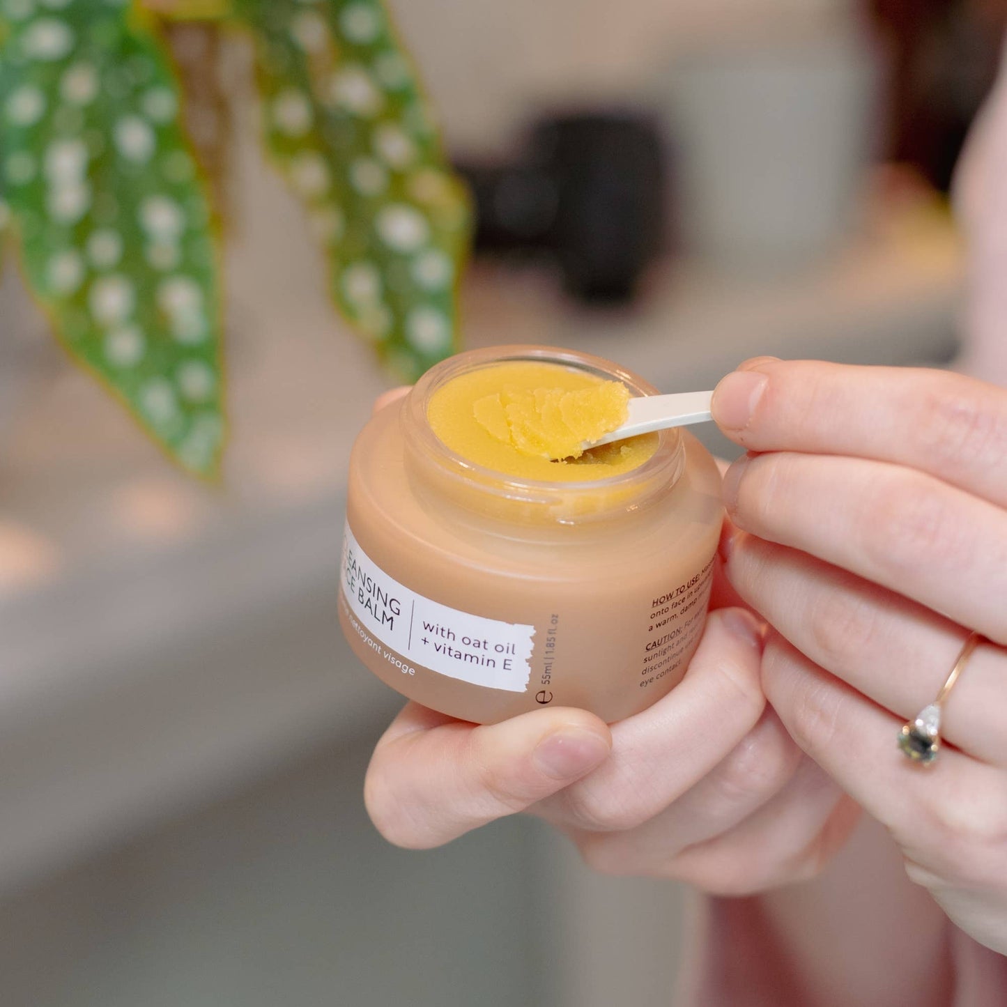 Eco Cleansing Balm makeup remover with Oat + Vitamin E
