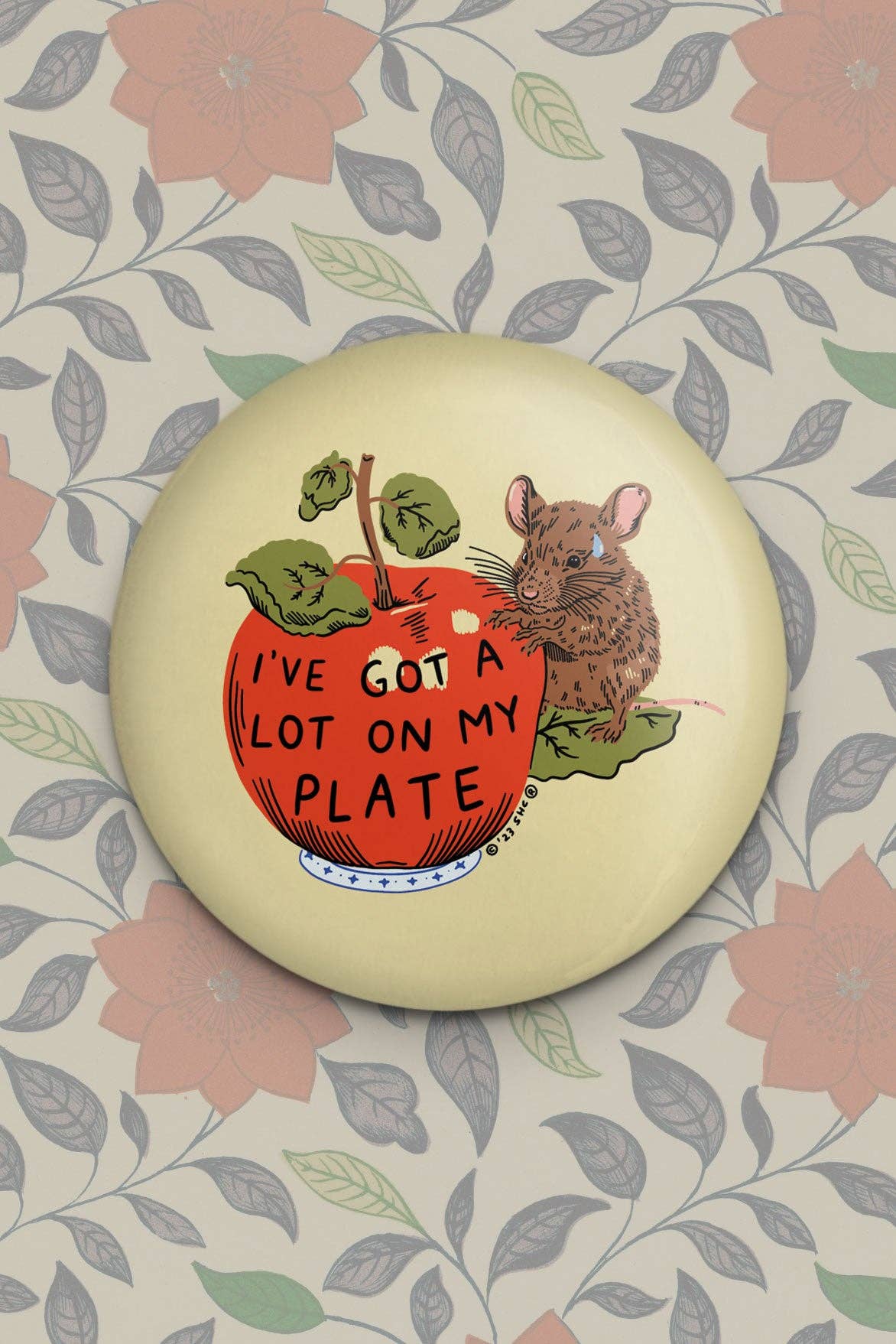 Stay Home Club A Lot on my Plate Magnet