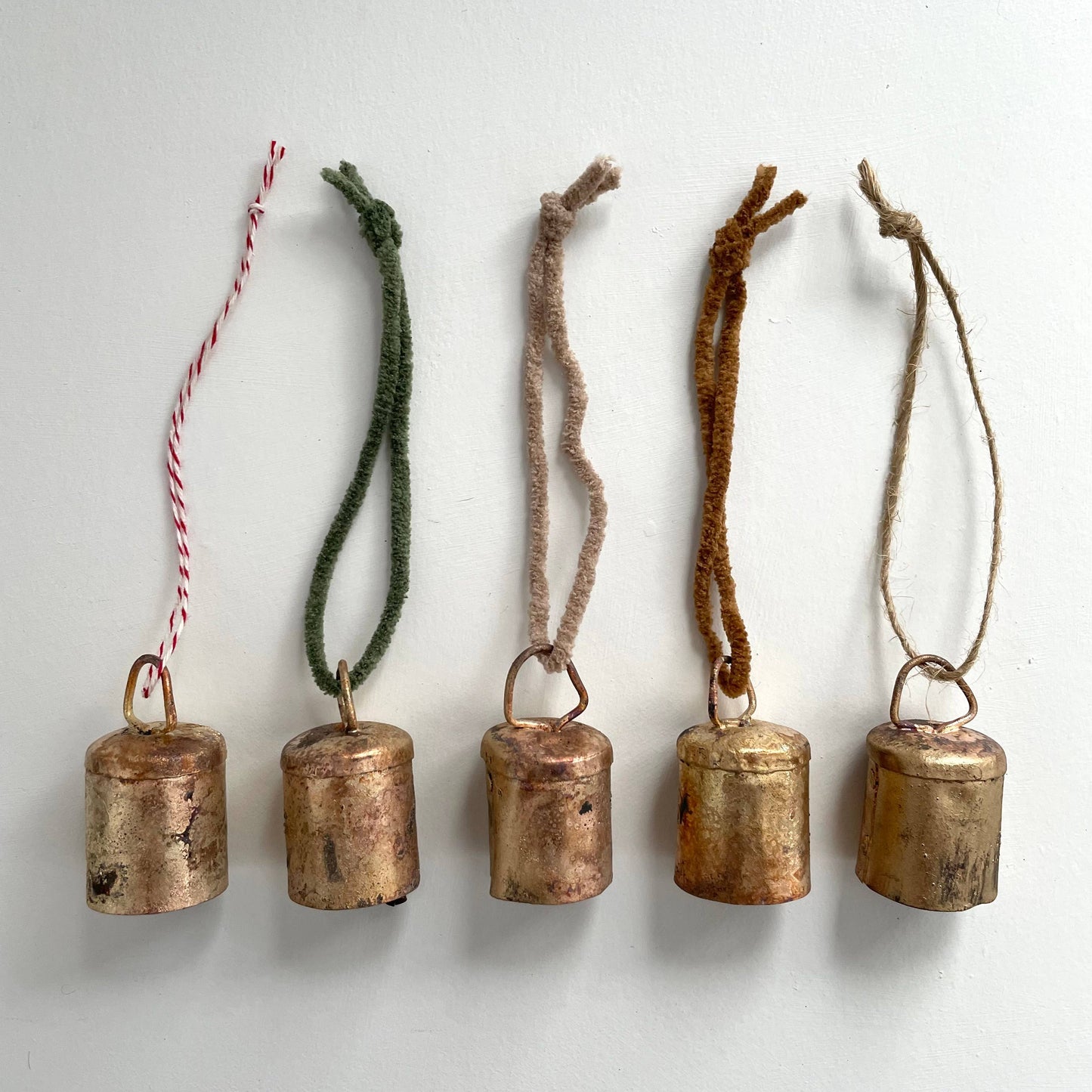 Flat Top Tin Brass Finish Bell
