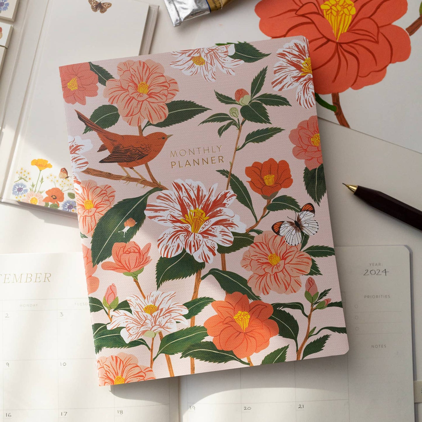 CAMELLIA | UNDATED MONTHLY PLANNER