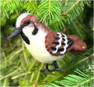 Hanging Felt Sparrow