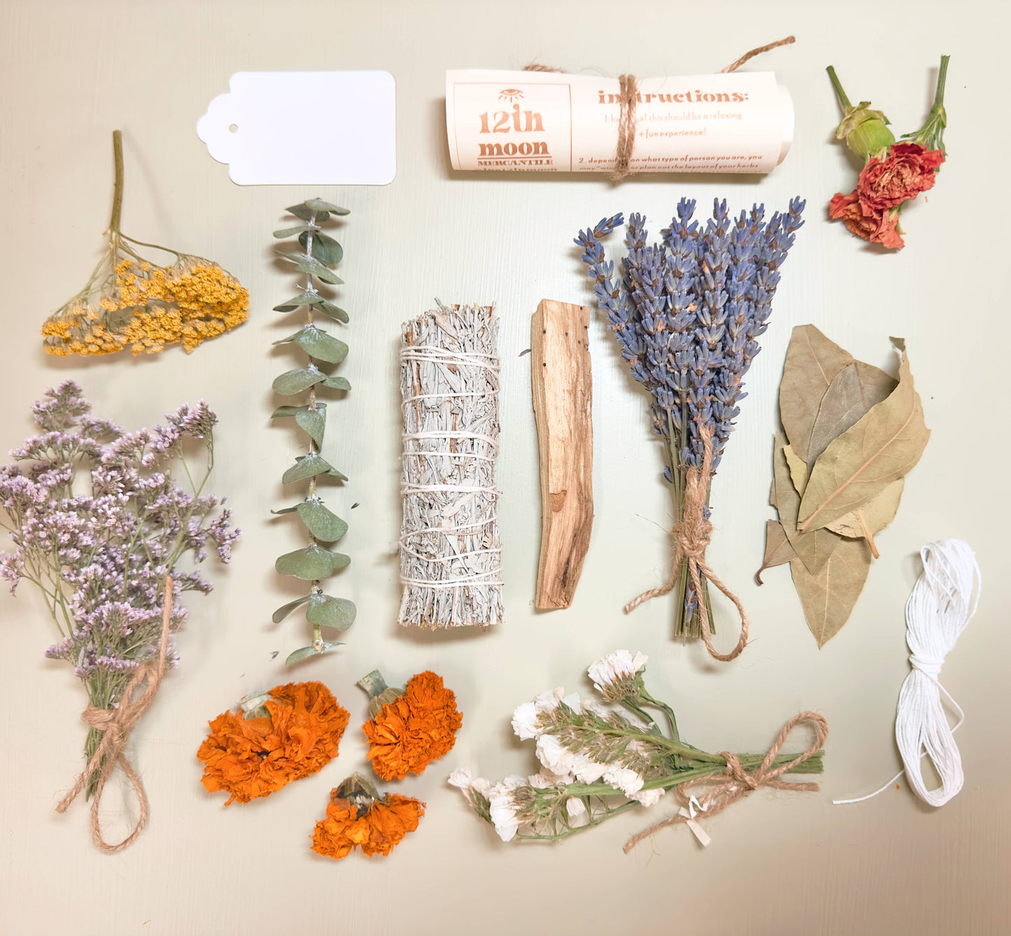 The 12th Moon DIY Sage Smudge Kit