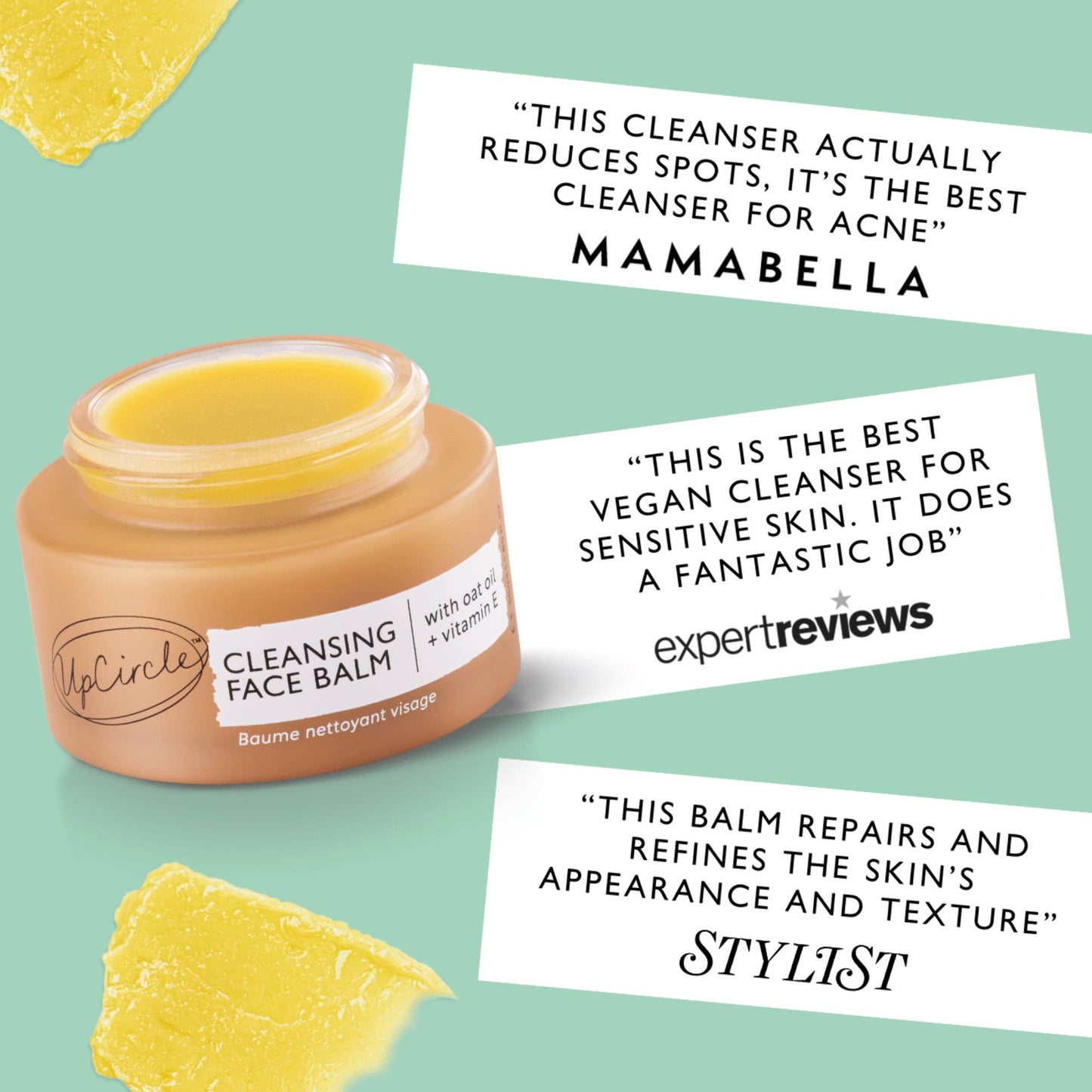 Eco Cleansing Balm makeup remover with Oat + Vitamin E
