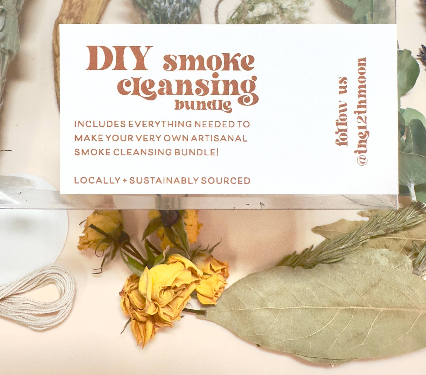 The 12th Moon DIY Sage Smudge Kit