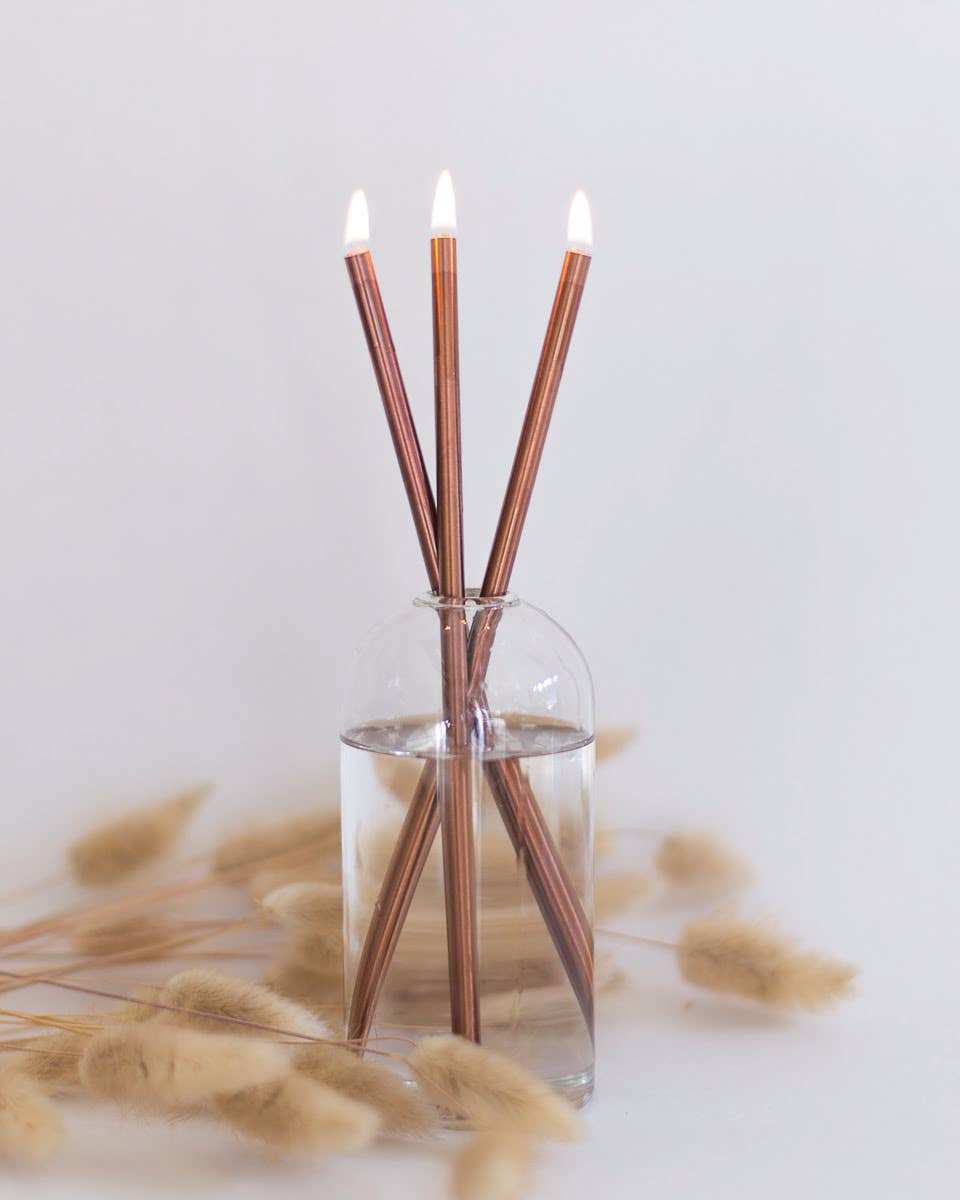 Everlasting Candles Wylie Clear Vase