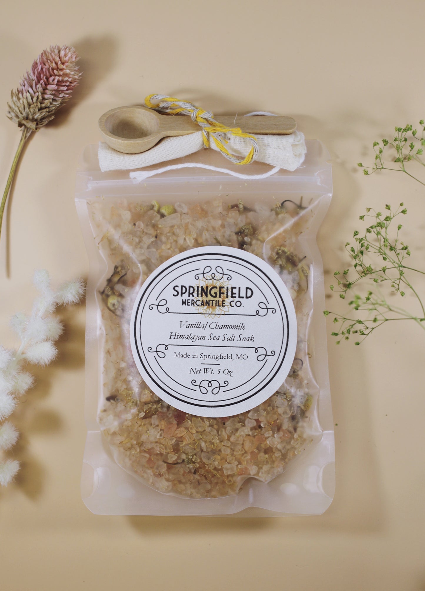 Springfield Mercantile Co. Vanilla Chamomile Himalayan Sea Salt Soak