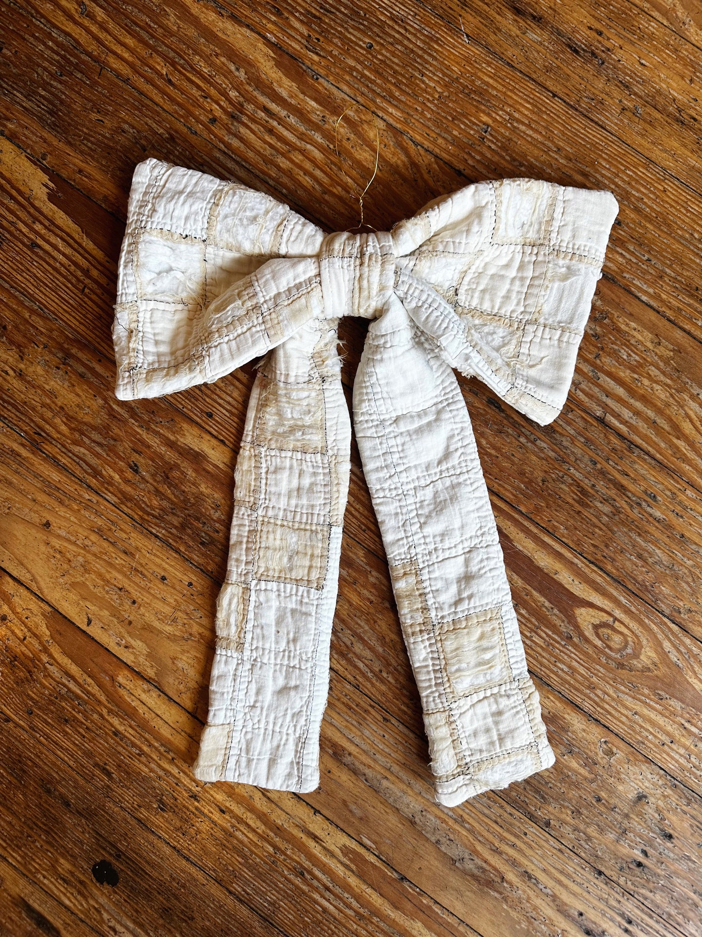 Quilt Bow- Checkered