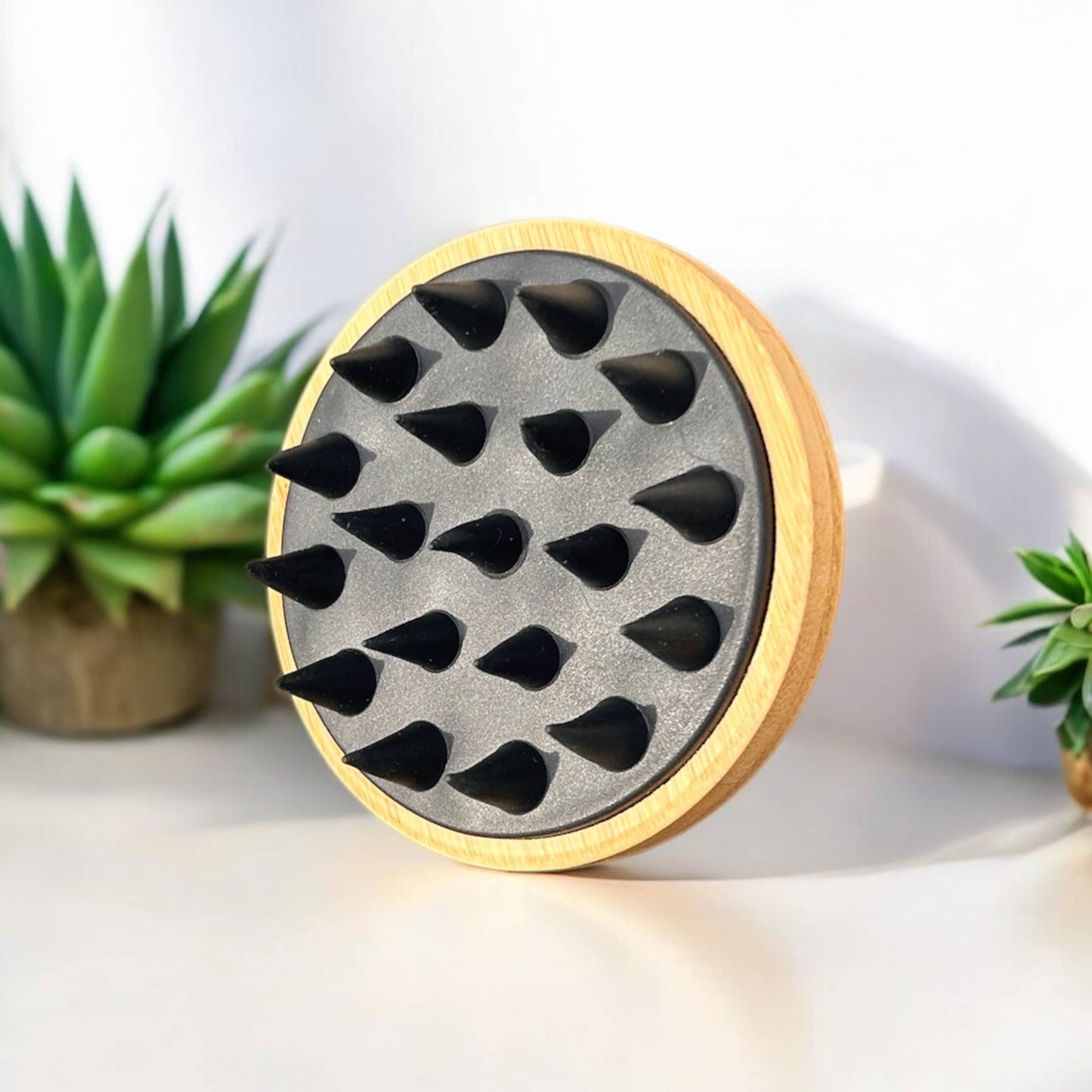 Bamboo and Silicone Scalp and Body Massager | Mothers Day
