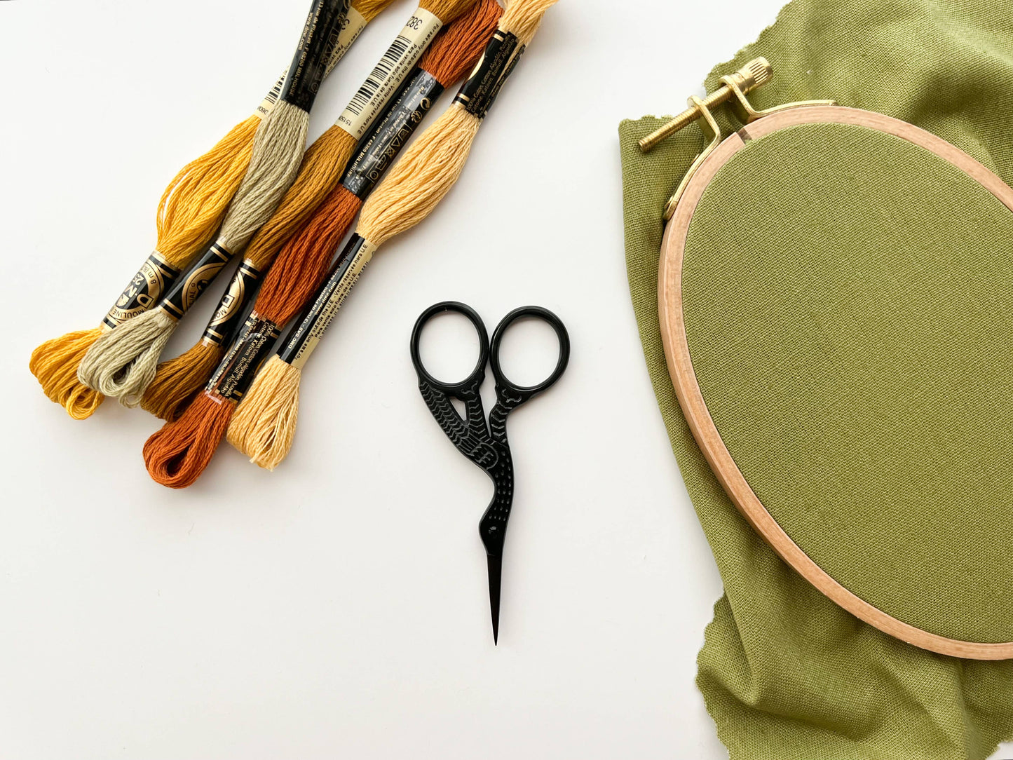 Classic Stork Embroidery Scissors