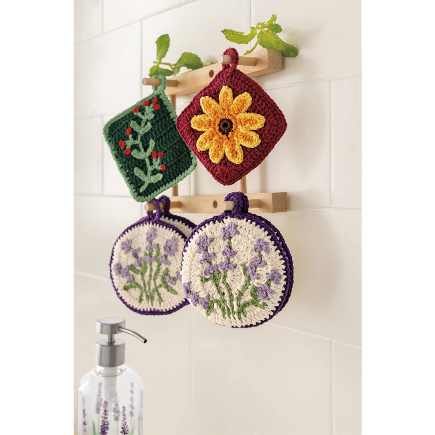 Lavender Crochet Sponges Set of 2