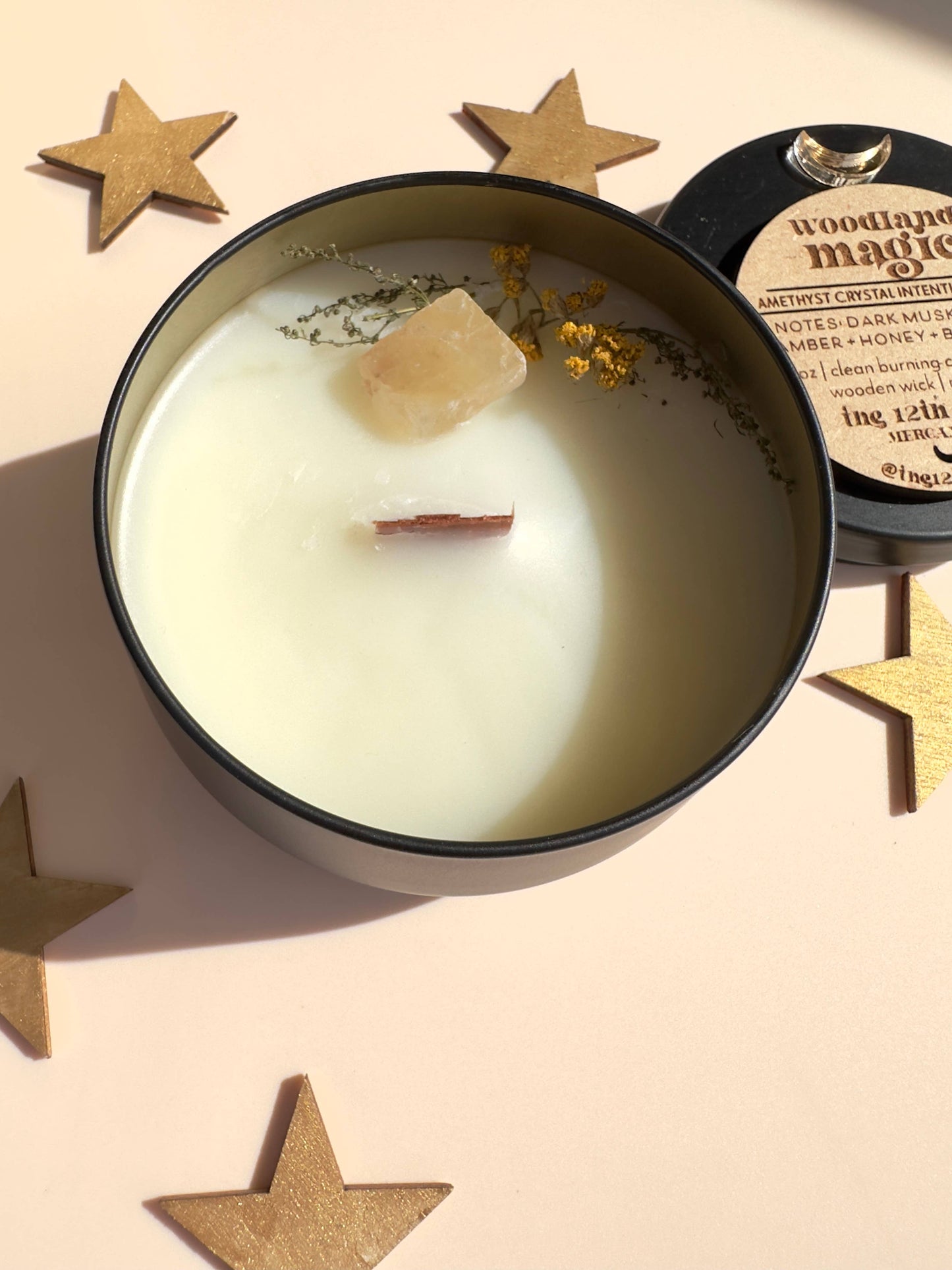 WOODLAND MAGIC Coconut Wax Candle - Aromatherapy - Fragrance
