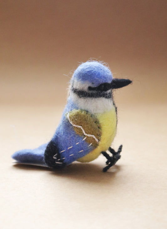 Felt Bird- Blue
