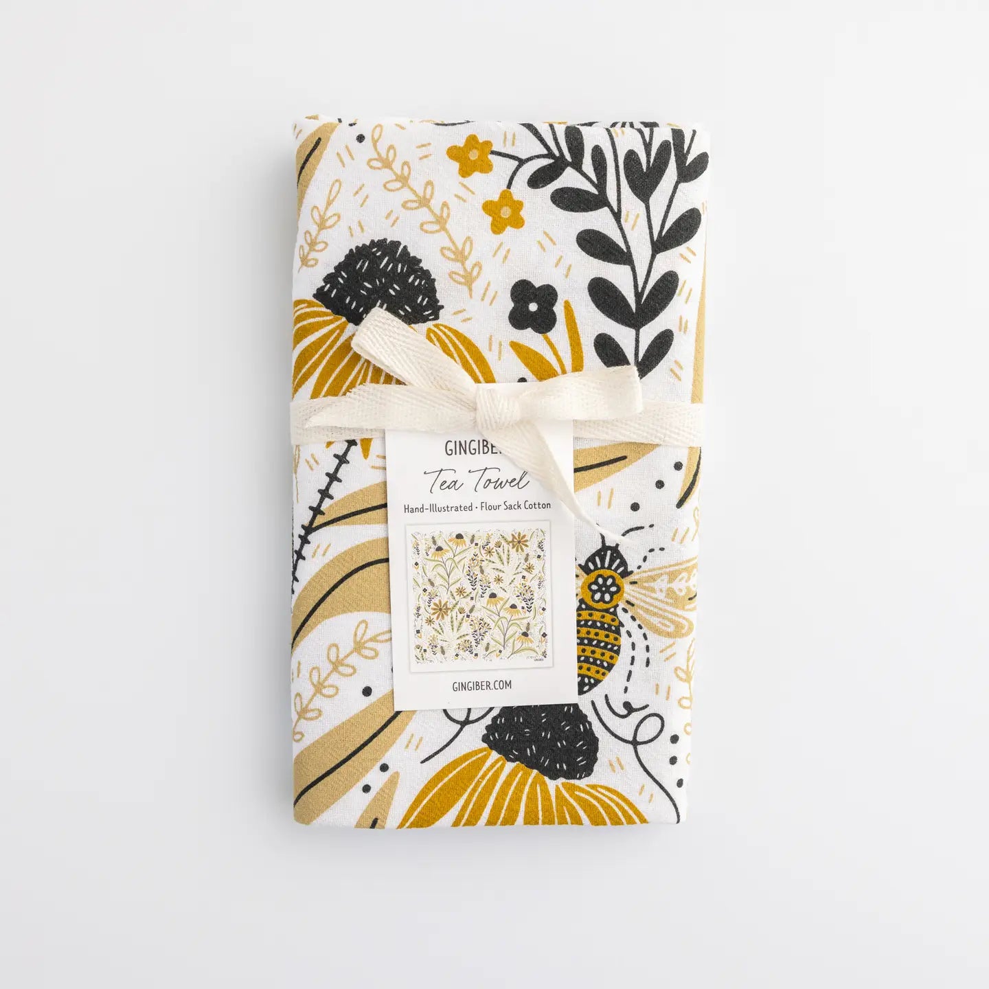 Bee Flour Sack Tea Towel