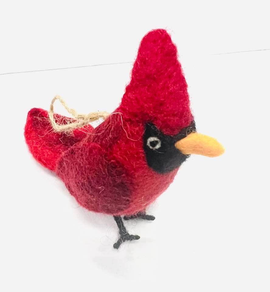 Felt Red Cardinal