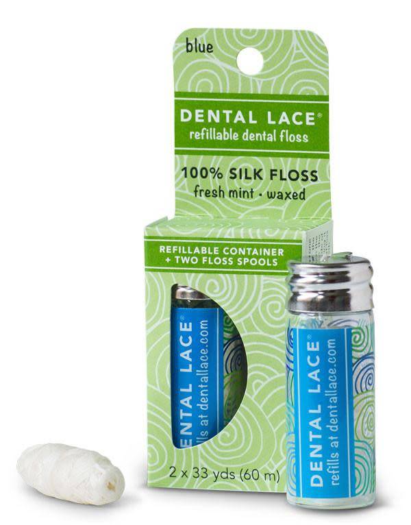 Refillable Dental Floss - Blue