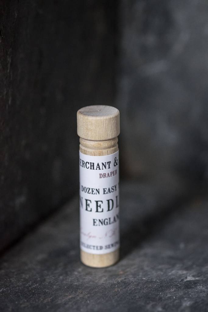 Easy Thread Needles in Wooden Case