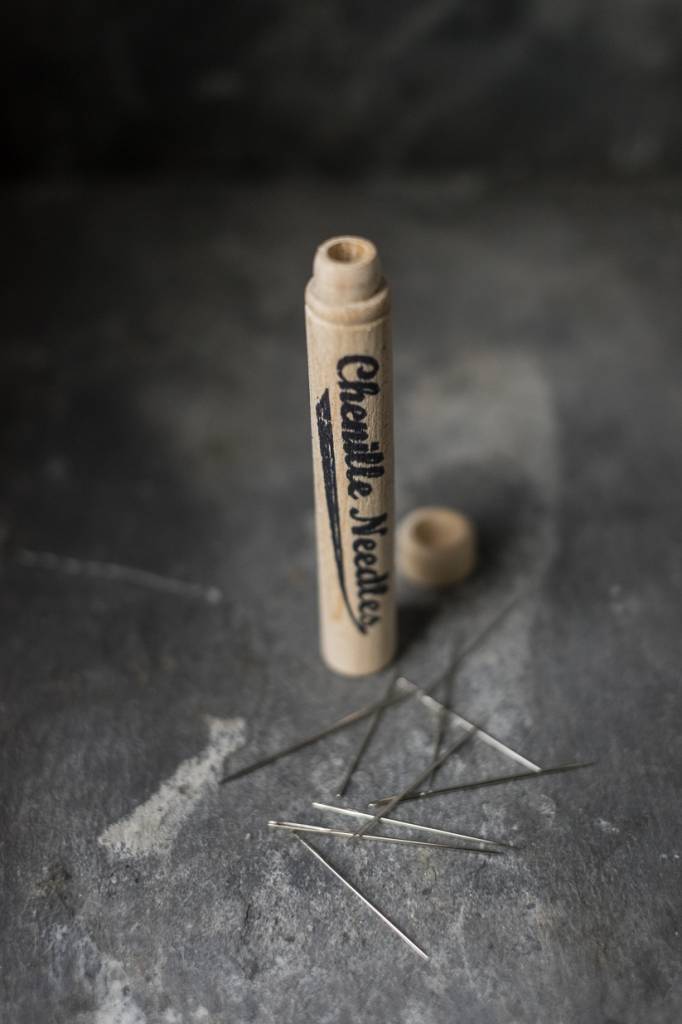 Chenille Needles in Wooden Case
