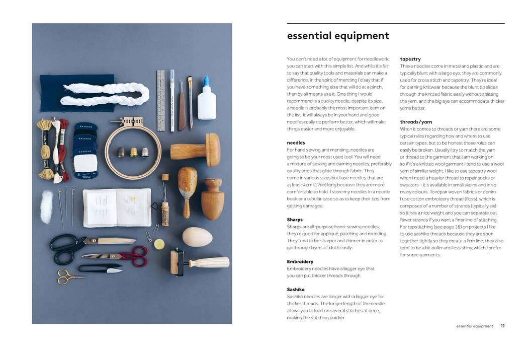 Visible Mending Instructional Book