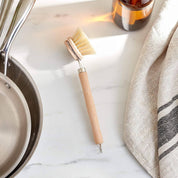 Fox Run Natural Dish Brush, Tampico Fiber Bristles, 9"