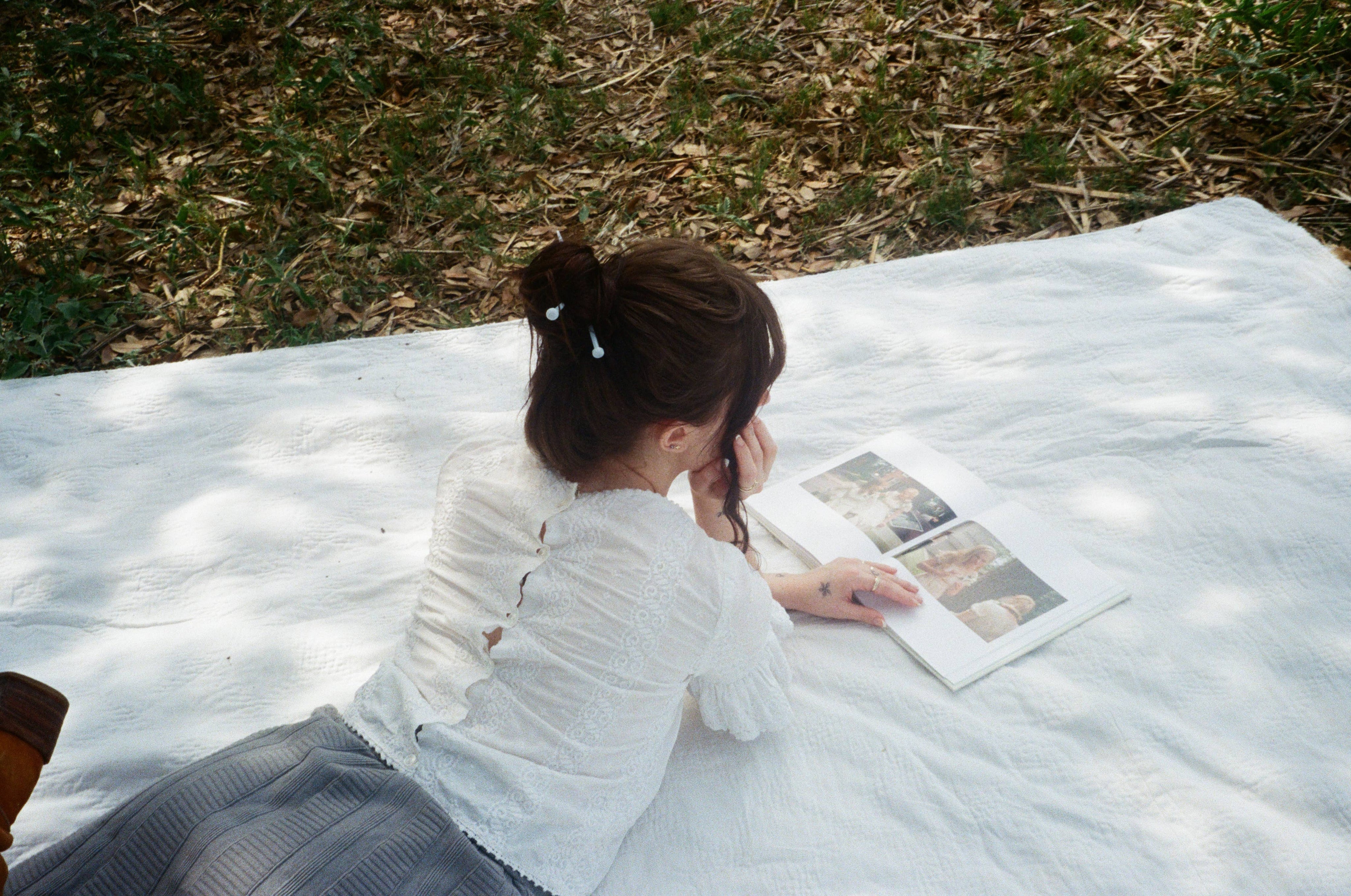 Knitting Needle Hair Stick Set