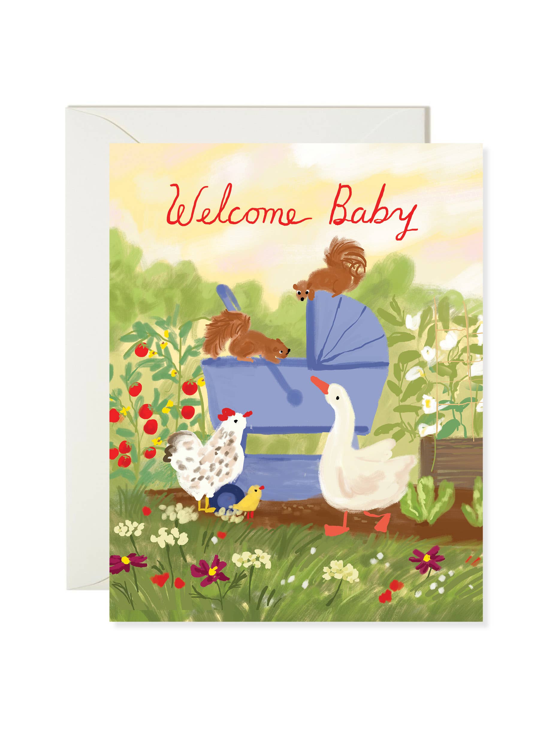 Farm Baby Card - Sweet Farm Baby Card