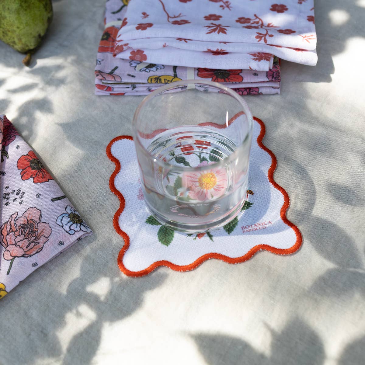 BOTANIST | LINEN COASTERS, SET OF 4