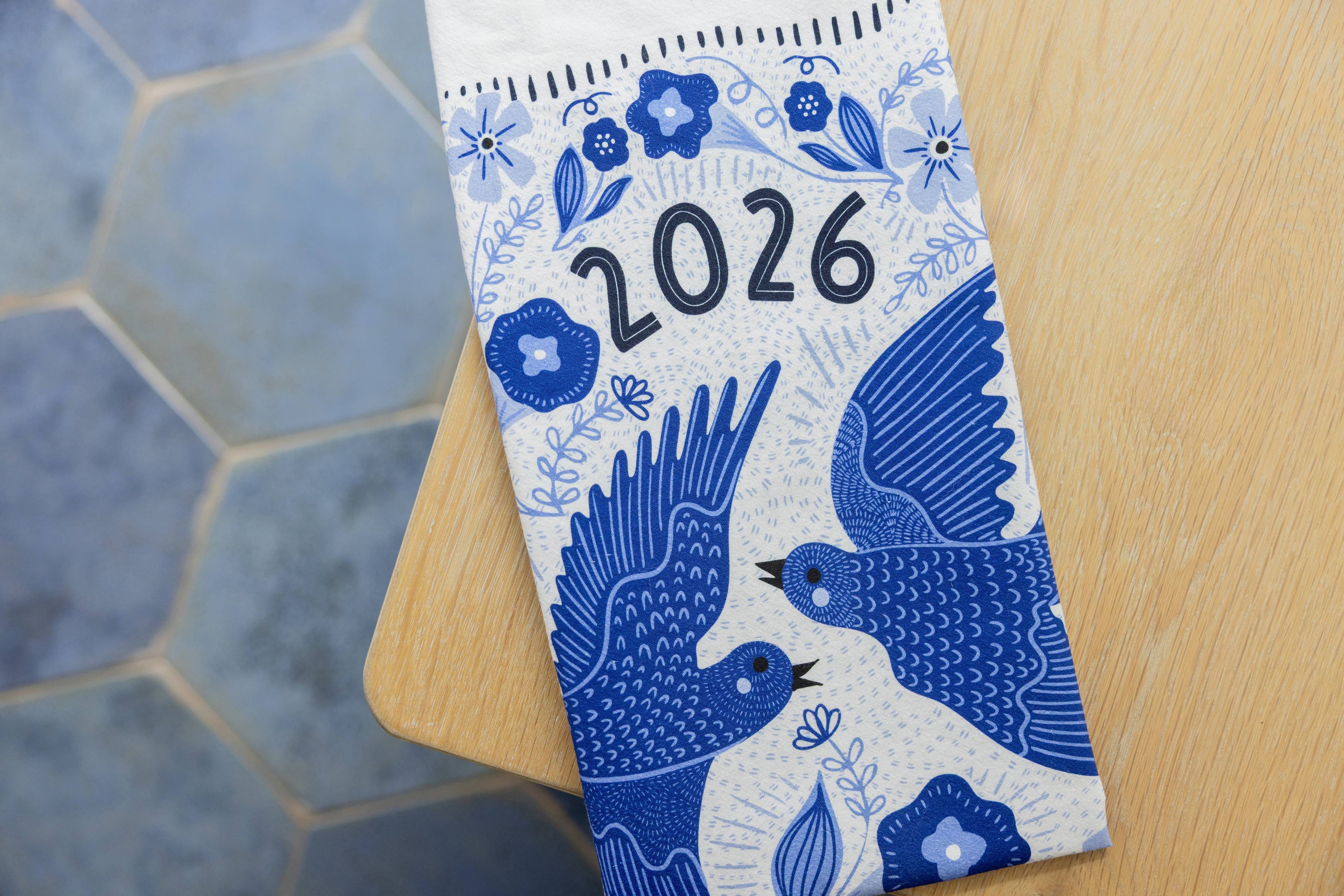 2026 Calendar Tea Towel – Year-Round Decor