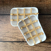 Eco-Lux friendly biodegradable bamboo soap dish