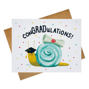 ConGRADulations Graduation Card | Snail Grad Congratulation