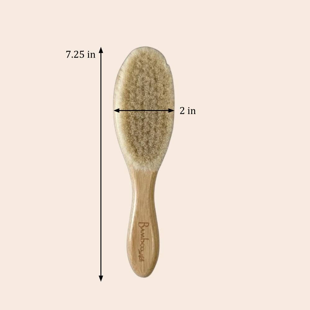 Bamboo Baby Hairbrush | Stocking Stuffer Bestseller
