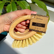 Bamboo Oval Vegetable Cleaning Brush | Kitchen Bestseller