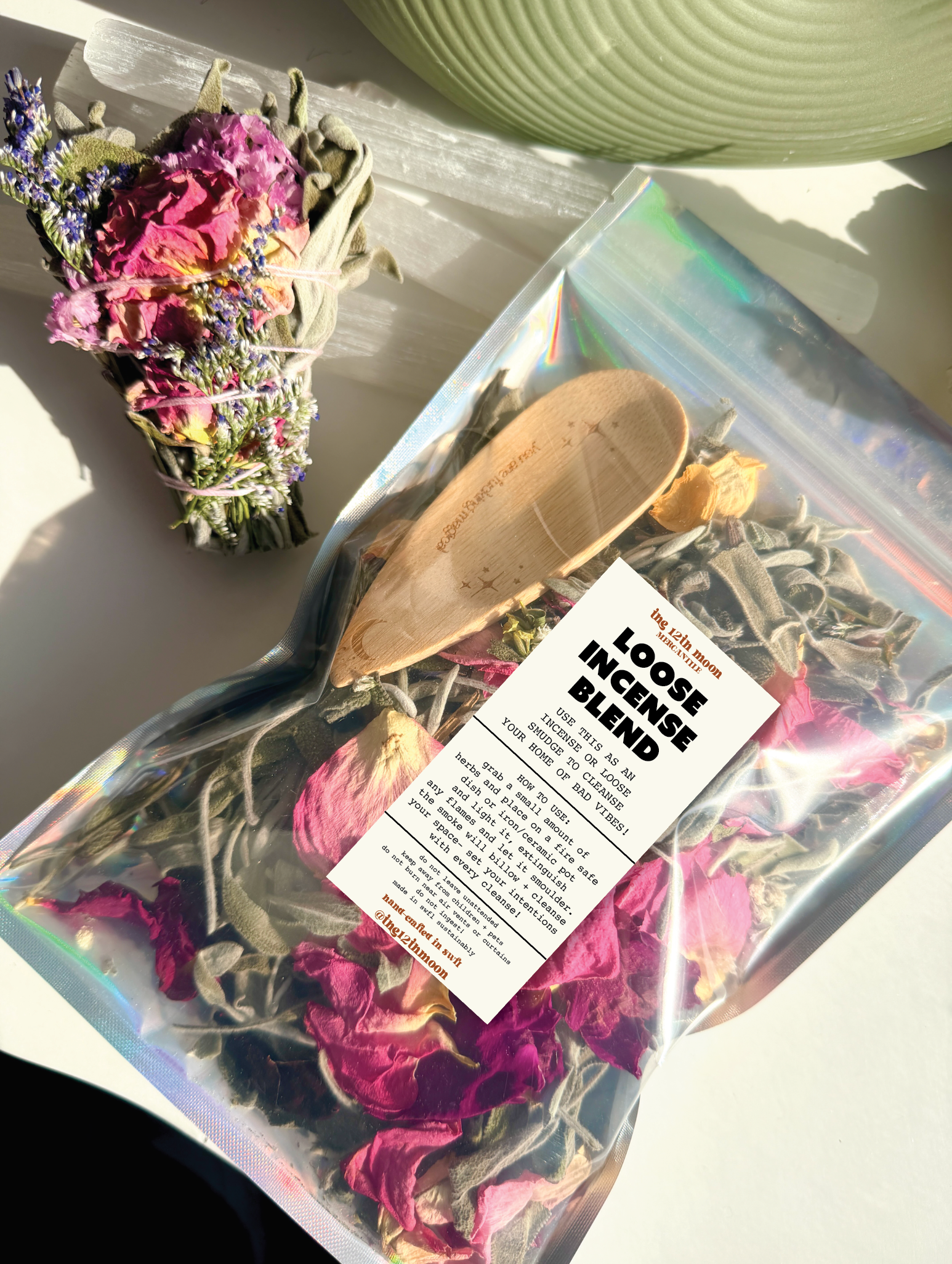 LOOSE INCENSE Bag Botanicals -Smoke Cleansing