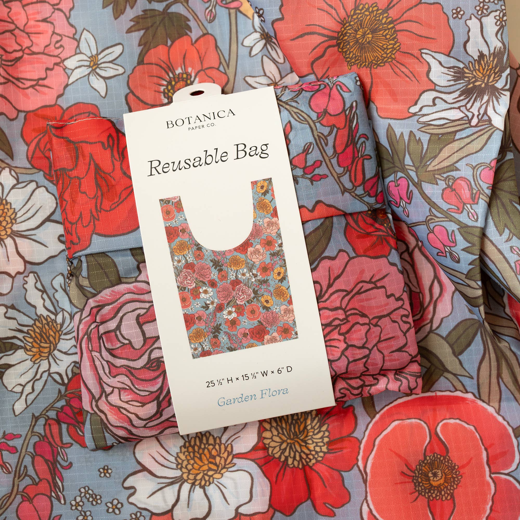 GARDEN FLORA / REUSABLE BAG