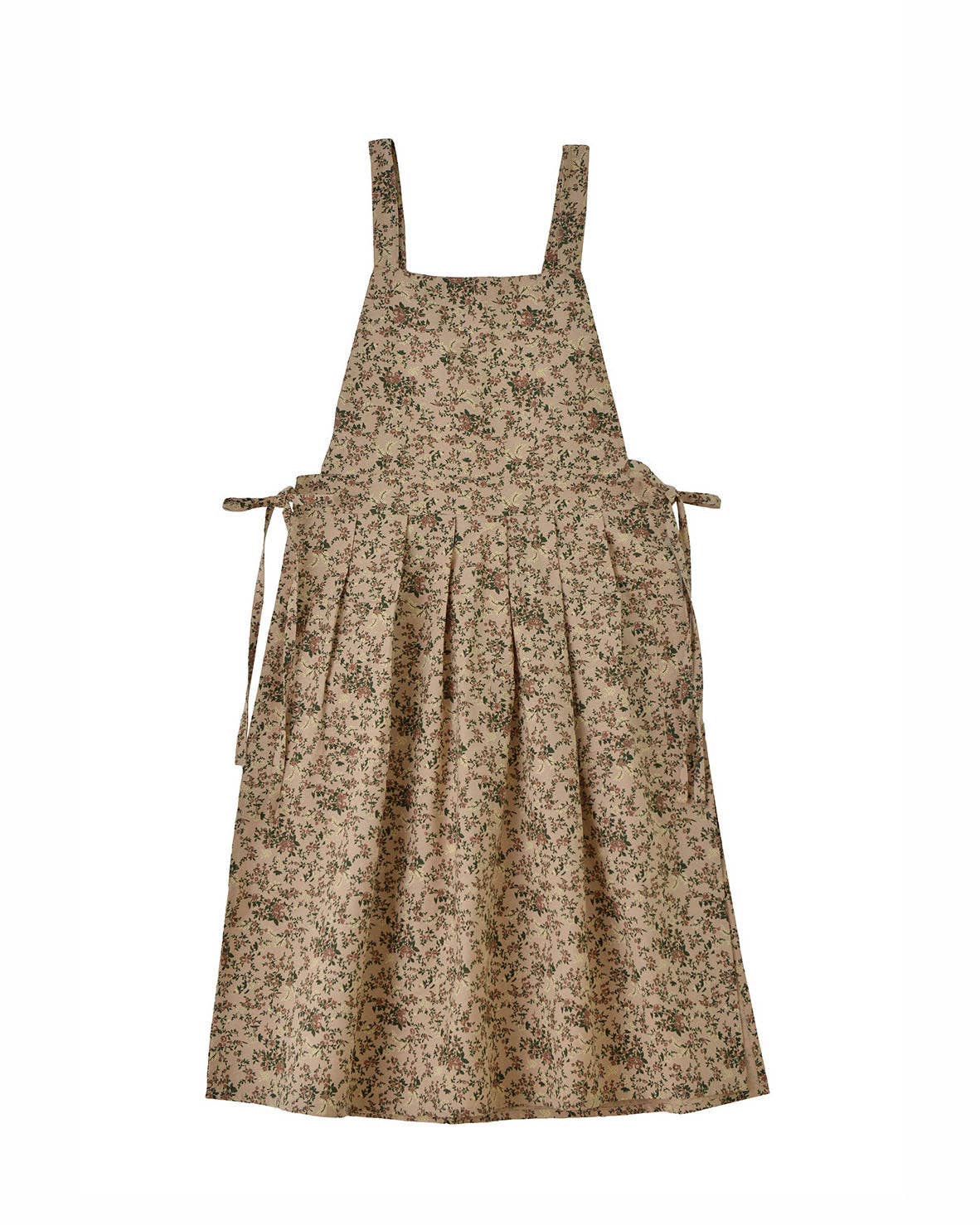 Cotton Flower Apron- Coffee