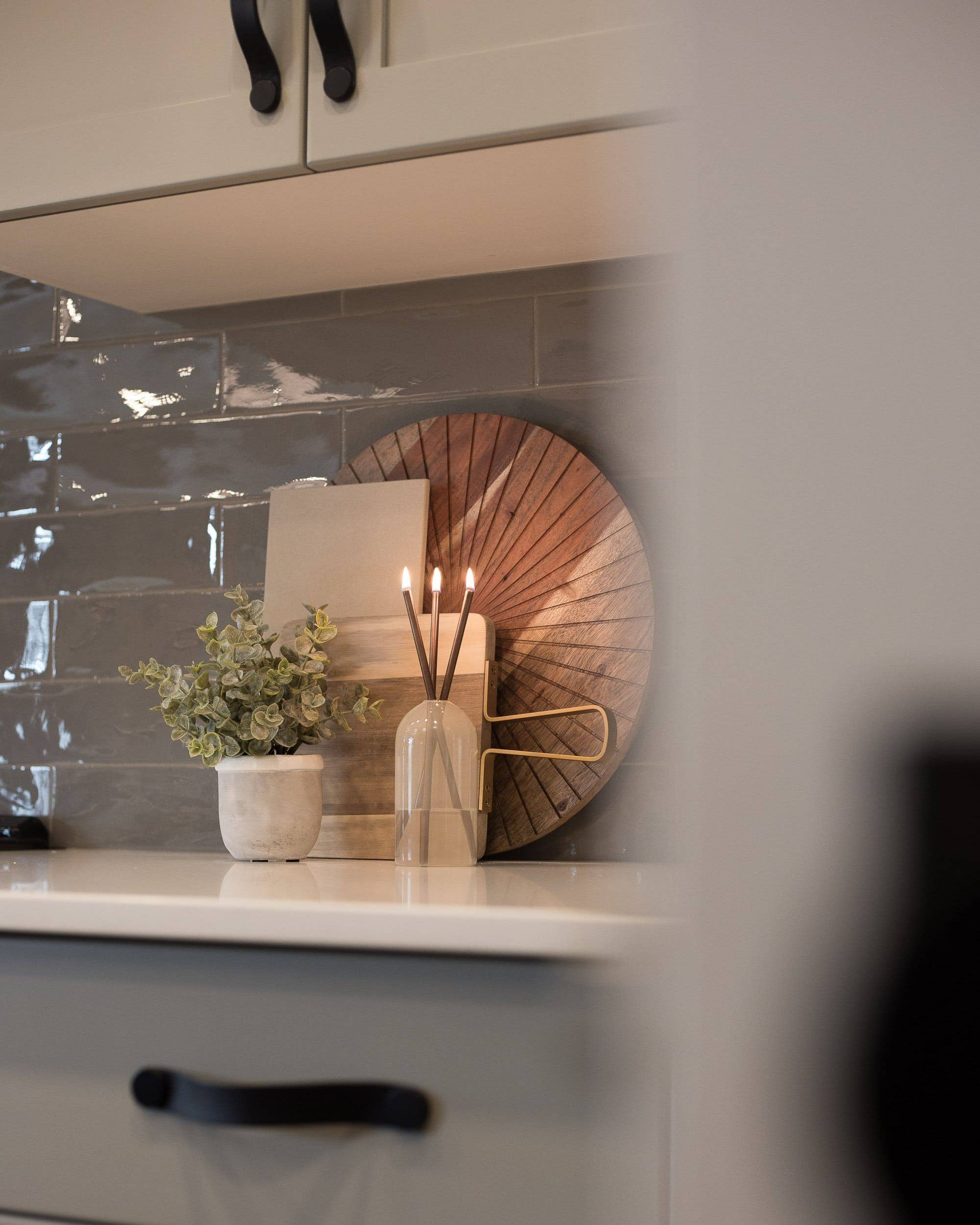 Pampas Vase Candle Holder