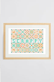 Patchwork Quilt Print- Scrappy