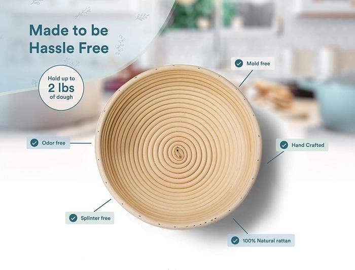 Kook 10 Piece Round Proofing Set